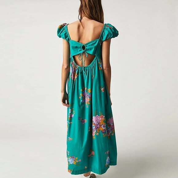 Free People Linda Lou Poplin Dress NWOT - Picture 2 of 7